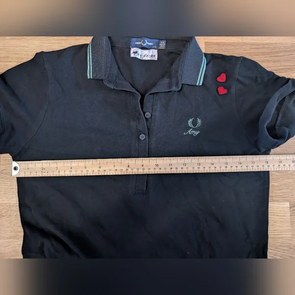 Fred Perry Black Amy Winehouse Foundation Polo Dress - Picture 10 of 16